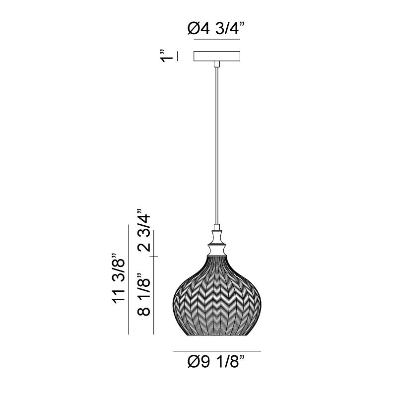 Renity - 1 Light Pendant