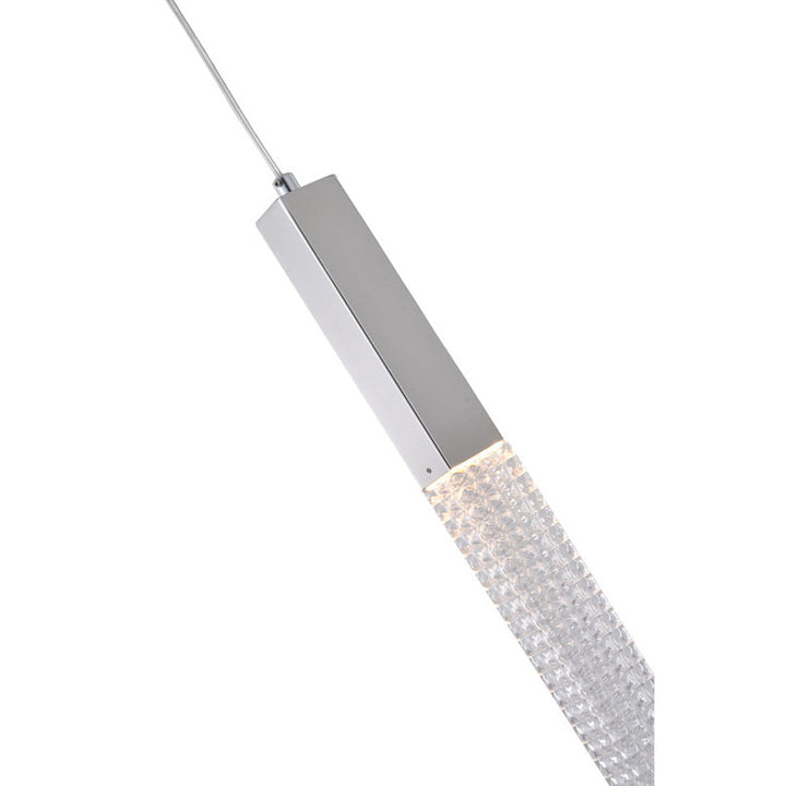 Frame LED Pendant Light with Clear Glass Shade by Bethel - view 7