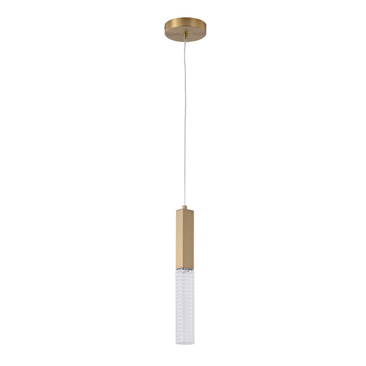 Frame LED Pendant Light with Clear Glass Shade by Bethel - view 12