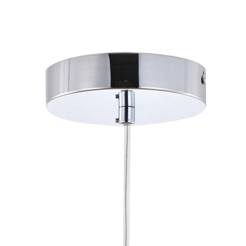 Frame LED Pendant Light with Clear Crystal Stone by Bethel - view 5