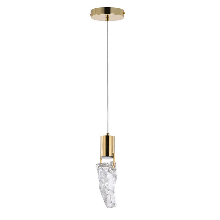 Frame LED Pendant Light with Clear Crystal Stone by Bethel - view 9