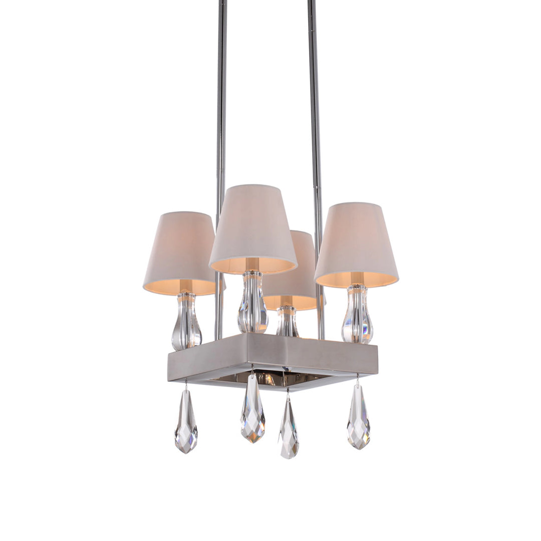 Sophia Linear Candle Chandelier, Mini Chandelier, by Zeev