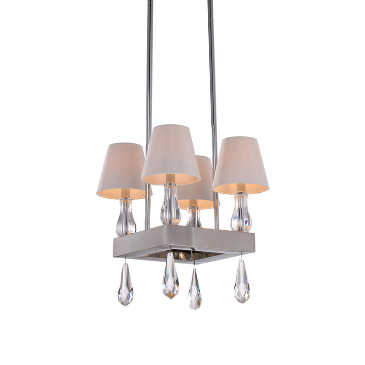 Sophia Linear Candle Chandelier, Mini Chandelier, by Zeev