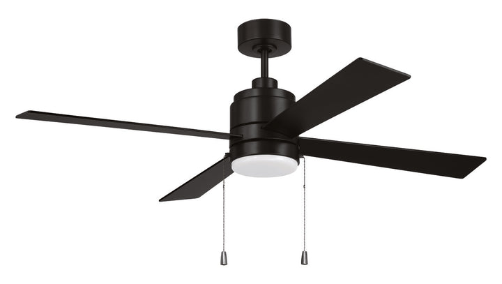 McCoy Ceiling Fan in Flat Black w/ Flat Black/Flat Black Blades by Craftmade