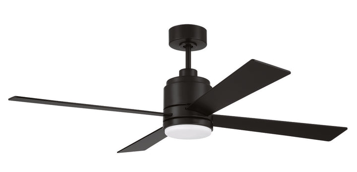 McCoy Ceiling Fan in Flat Black w/ Flat Black/Flat Black Blades by Craftmade