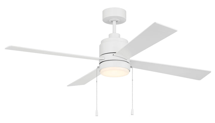 McCoy Ceiling Fan in White w/ White/White Blades by Craftmade