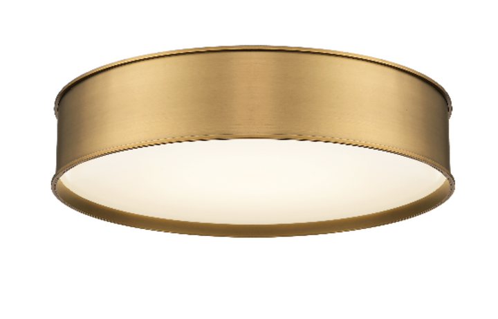 Midias - 1 Light LED Flush-Mount in Aged Brass by Moderno Lighting