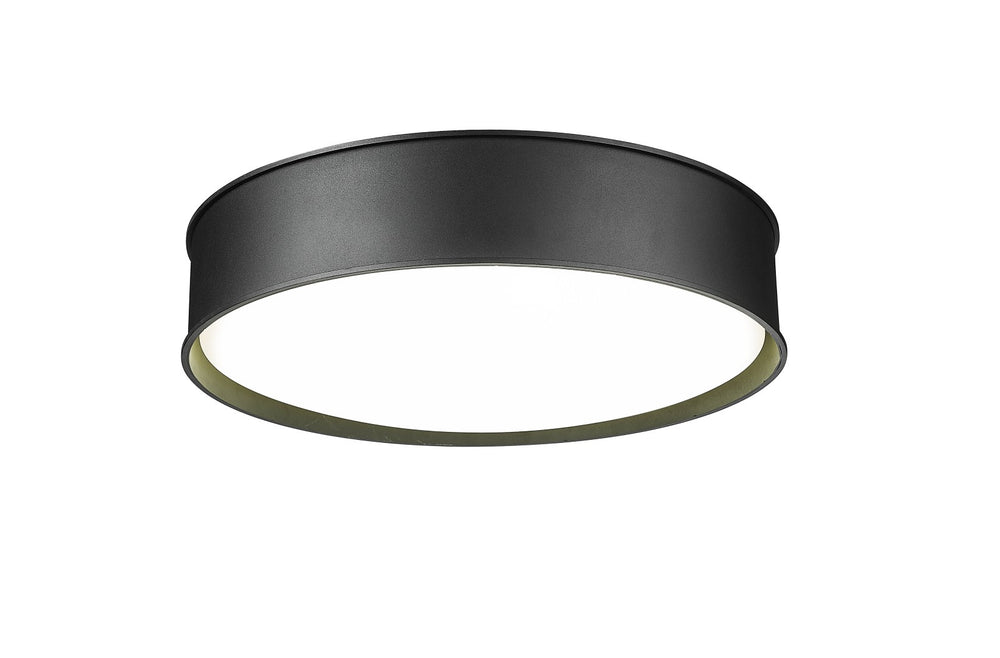 Midias - 1 Light LED Flush-Mount in Matte Black by Moderno Lighting