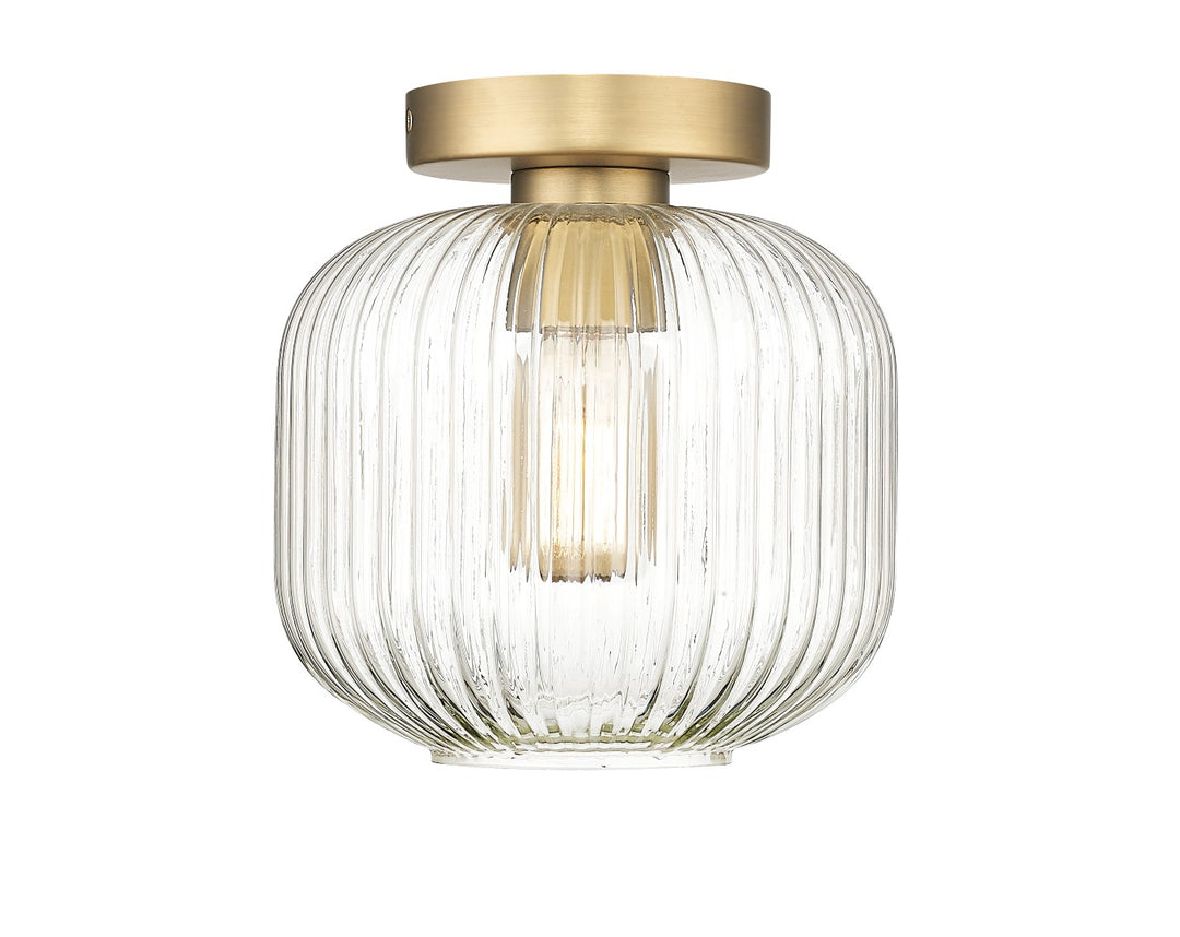 Eos - 1 Light Flush-Mount &amp; Pendant with Clear or Smoked Glass