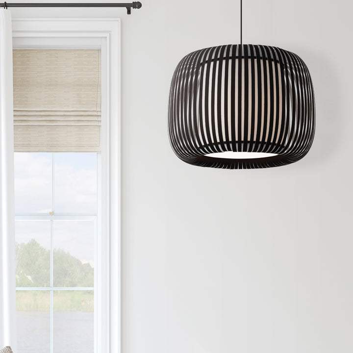 Mia 1 Light Pendant Slit Shade Linda by Dainolite - view 4
