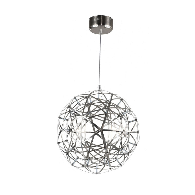Round Metal Frame LED Ceiling Fixture with LED Star Lights by Bethel - view 20