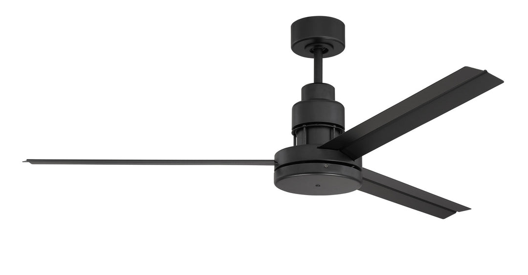 Mondo Ceiling Fan in Flat Black by Craftmade