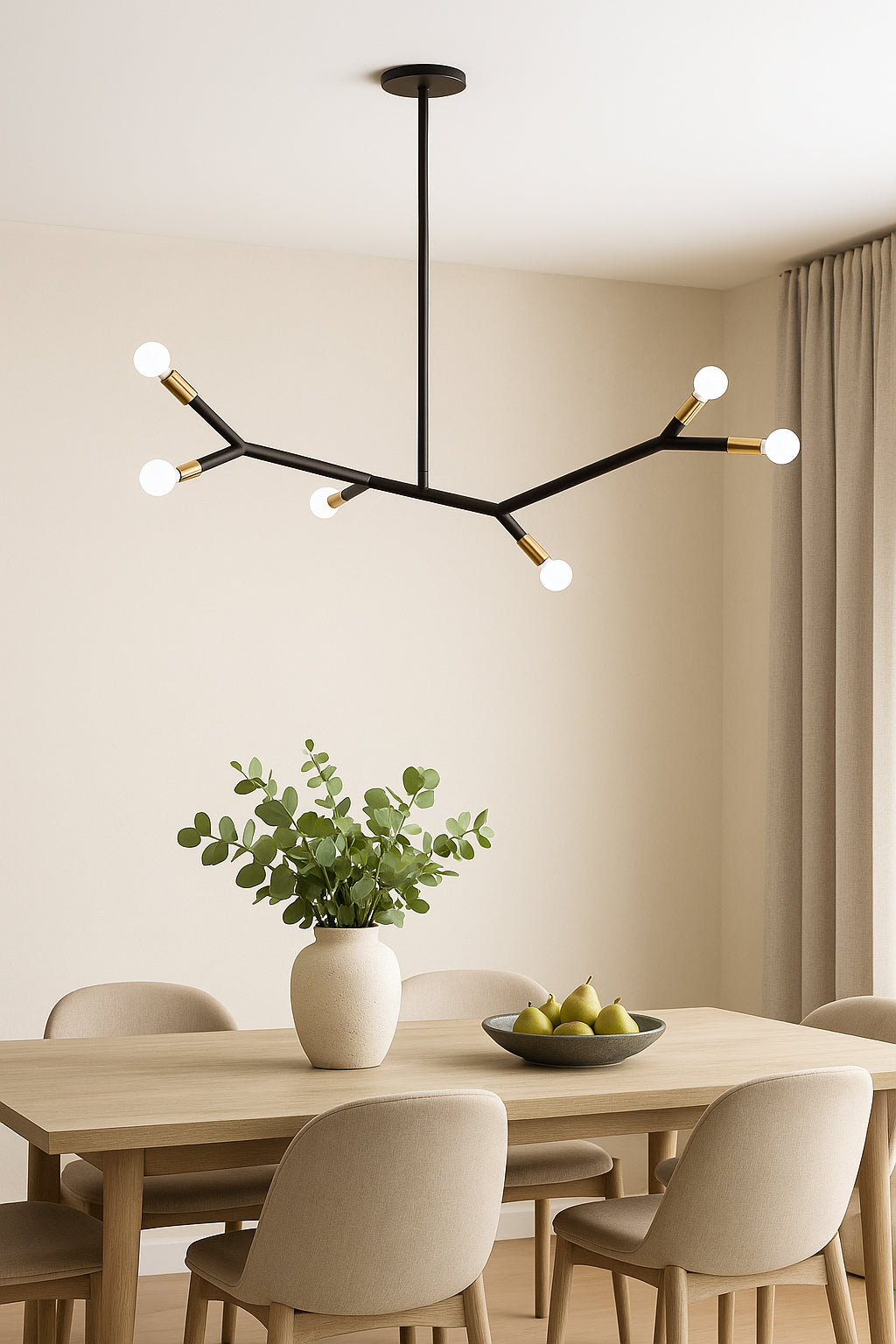 Morgan 6 Light Incandescent Horizontal Pendant by Dainolite - view 6