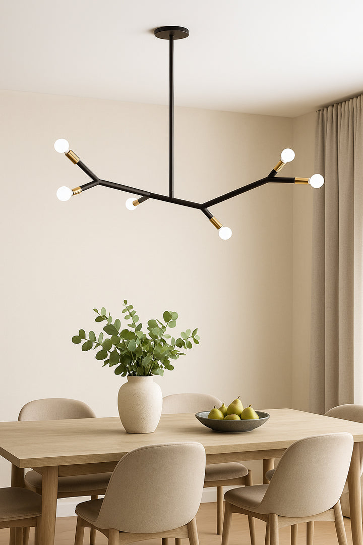 Morgan 6 Light Incandescent Horizontal Pendant by Dainolite - view 6