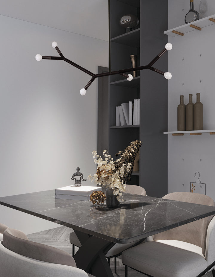 Morgan 6 Light Incandescent Horizontal Pendant by Dainolite - view 4