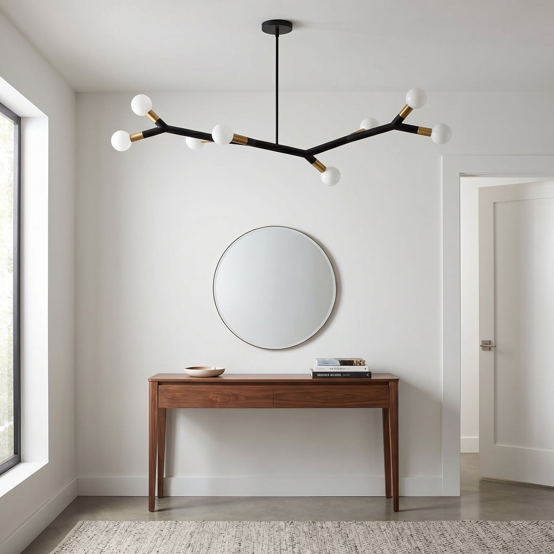 Morgan 8 Light Horizontal Pendant by Dainolite - view 6