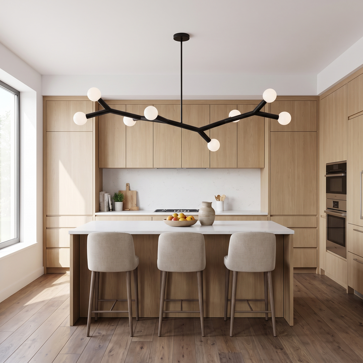 Morgan 8 Light Horizontal Pendant by Dainolite - view 4