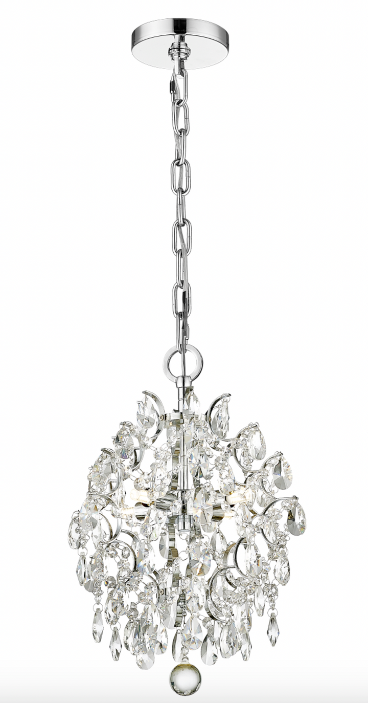 Villa - Multiple Light Chandelier with Crystal in Polished Chrome by Moderno Lighting