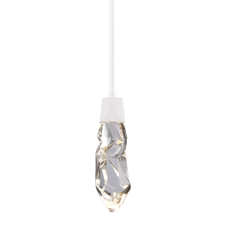Angelus Crystal Mini-Pendant in Matte White by Zeev
