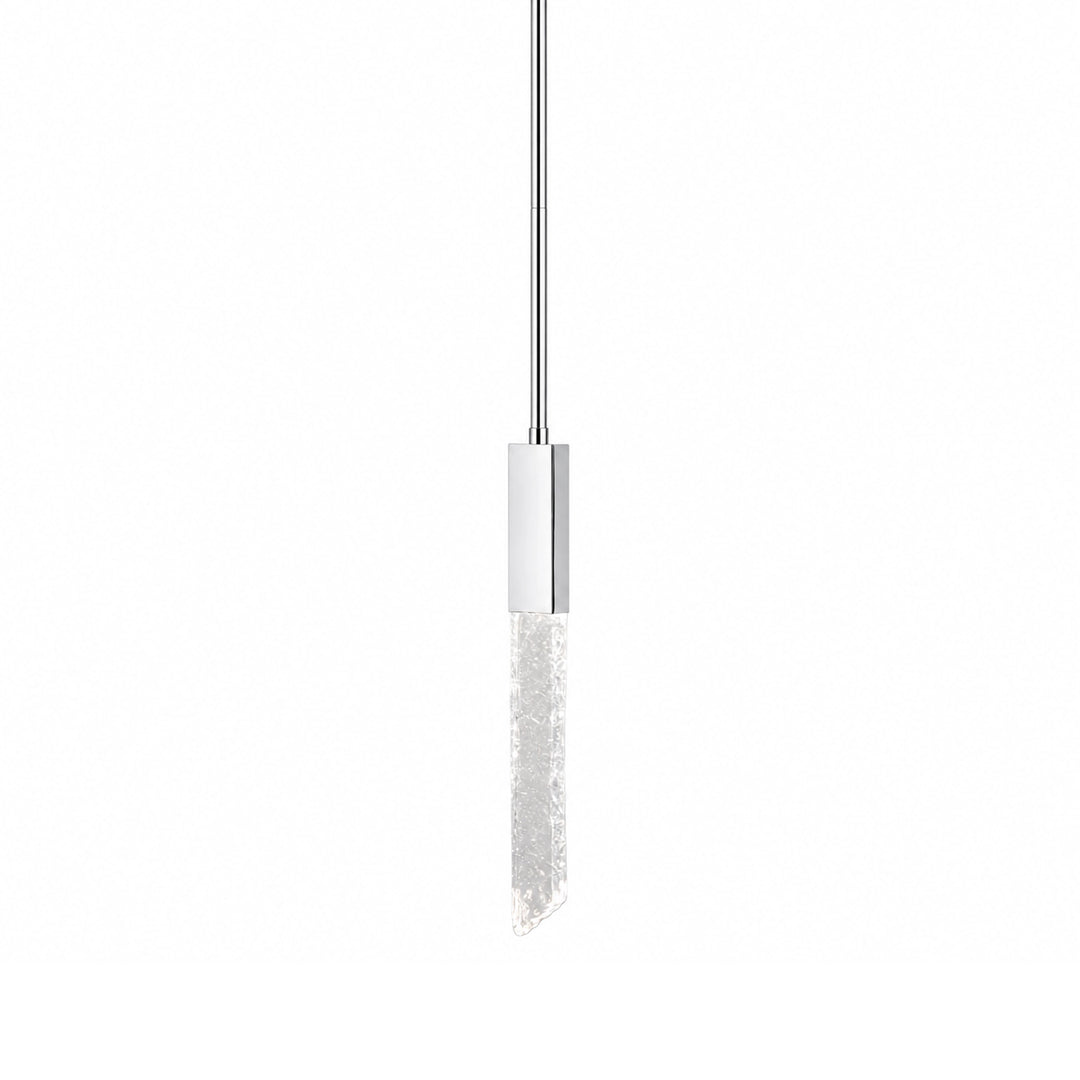 Valenza Water Glass Mini-Pendant in Polished Nickel by Zeev