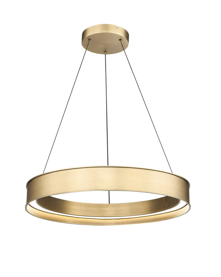 Smith - 1 Light LED Pendant in Aged Brass by Moderno Lighting
