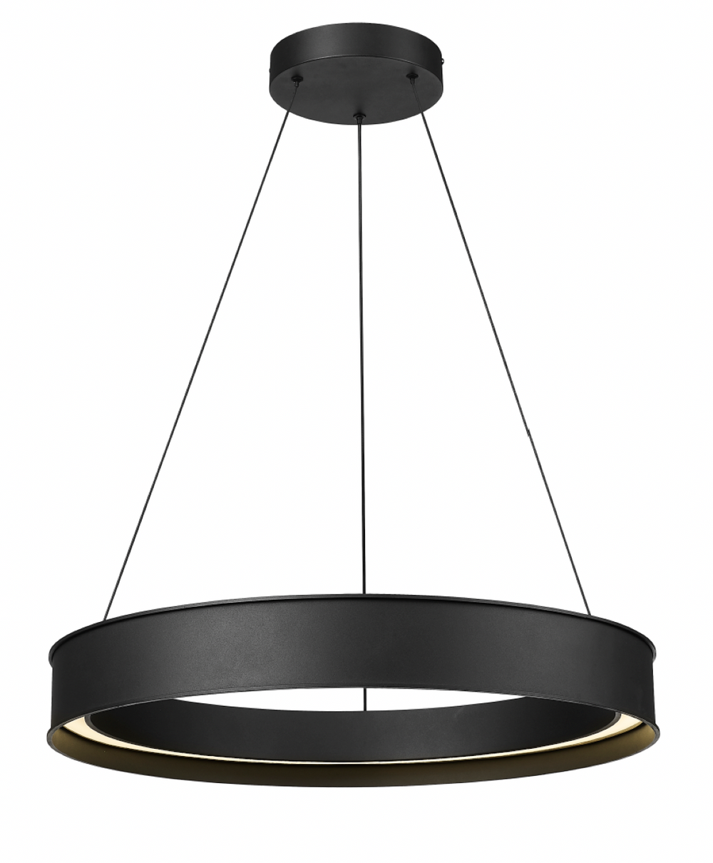 Smith - 1 Light LED Pendant in Matte Black by Moderno Lighting