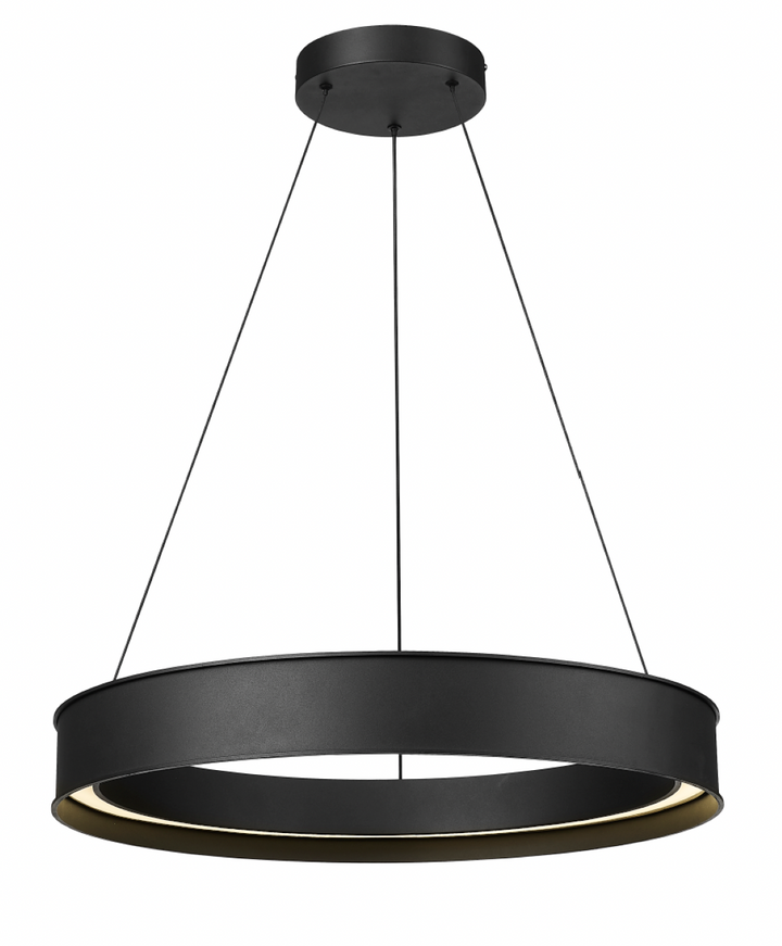 Smith - 1 Light LED Pendant in Matte Black by Moderno Lighting