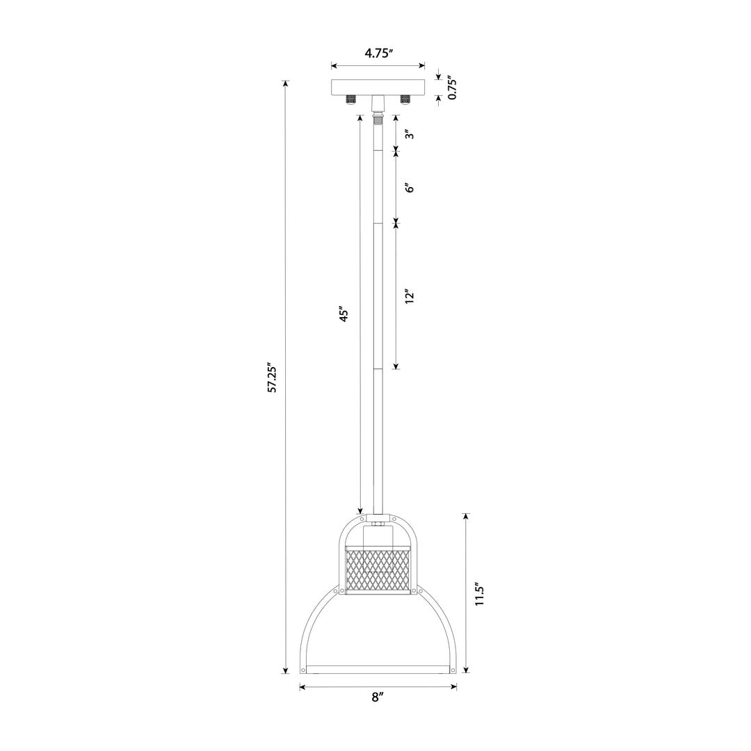 Canton Industrial Pendant by Zeev - view 2