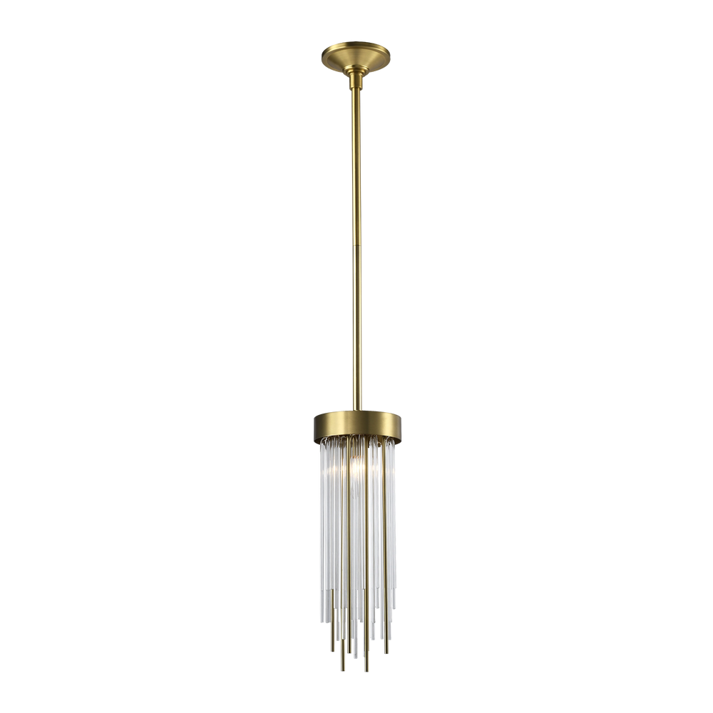 Waterfall Round Glass Mini-Pendant by Zeev - view 2