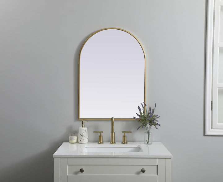 Metal Frame Arch Mirror II by Elegant - view 8