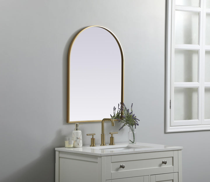 Metal Frame Arch Mirror II by Elegant - view 9