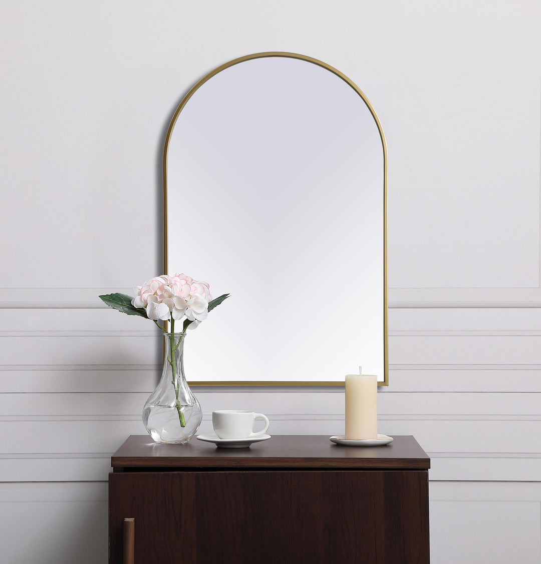 Metal Frame Arch Mirror II by Elegant - view 64