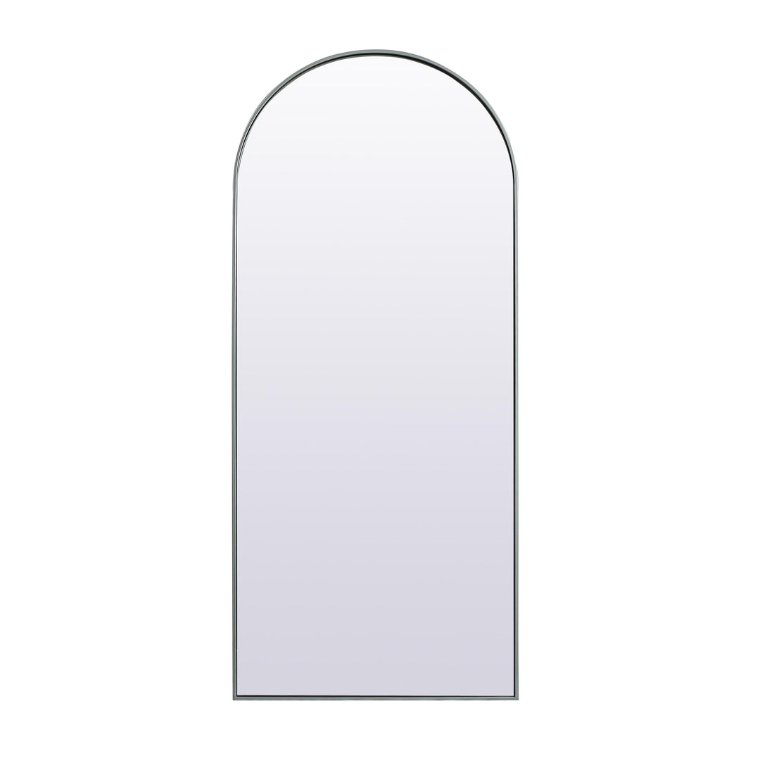 Metal Frame Arch Mirror II in Silver by Elegant