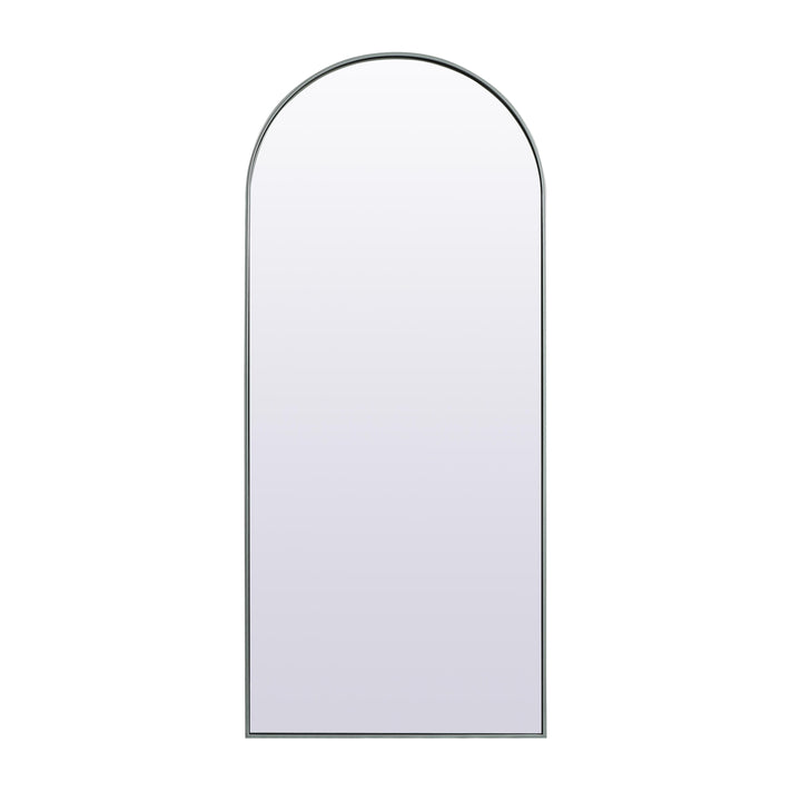 Metal Frame Arch Mirror II in Silver by Elegant
