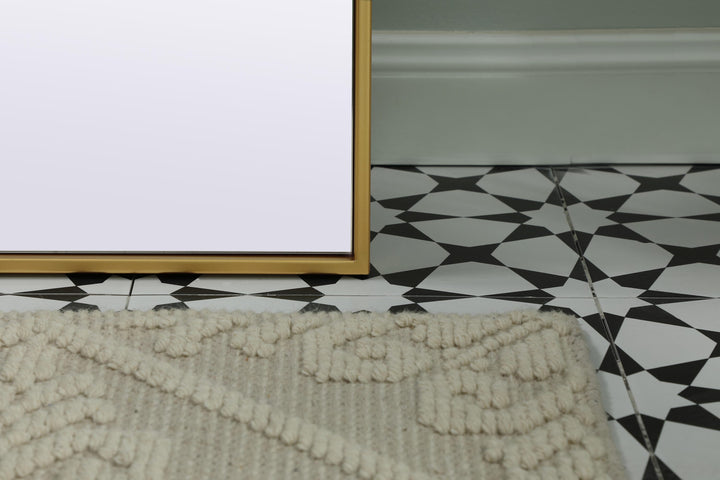 Metal Frame Arch Mirror by Elegant - view 11