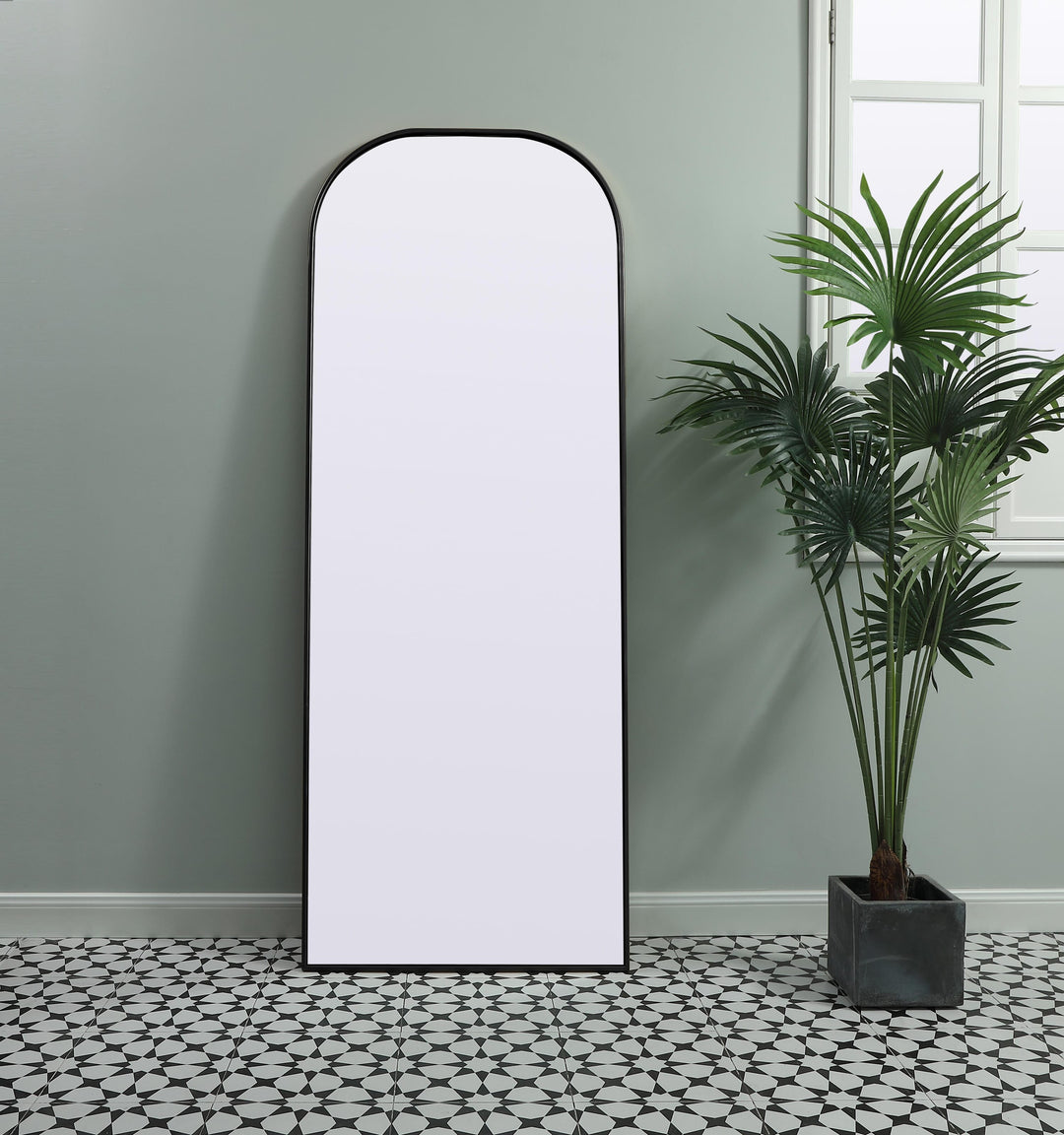 Metal Frame Arch Mirror by Elegant - view 20