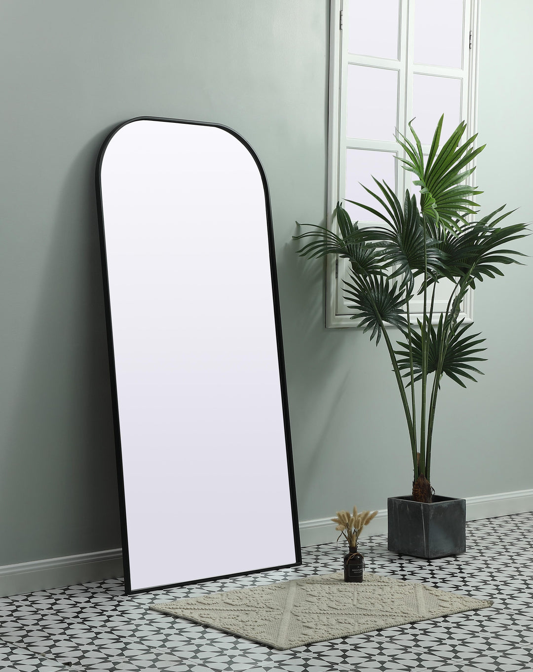 Metal Frame Arch Mirror by Elegant - view 39