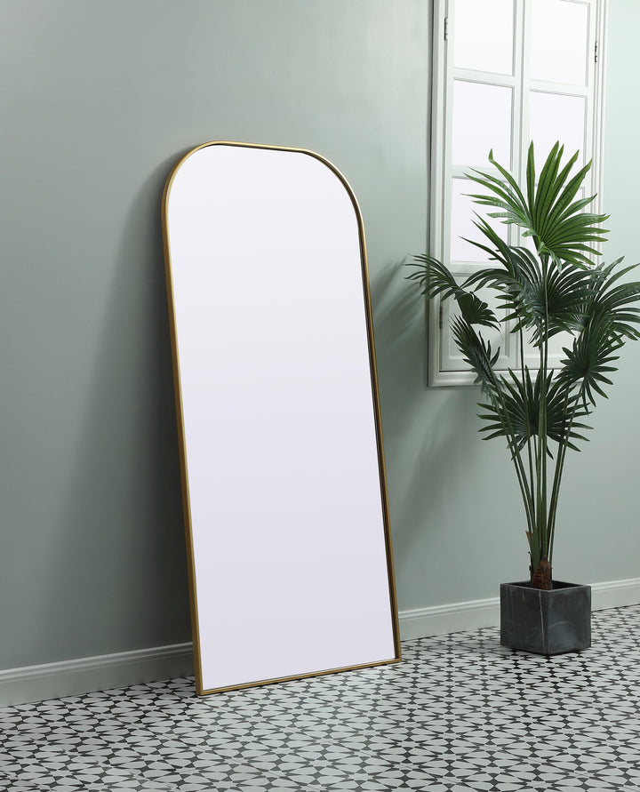 Metal Frame Arch Mirror by Elegant - view 46