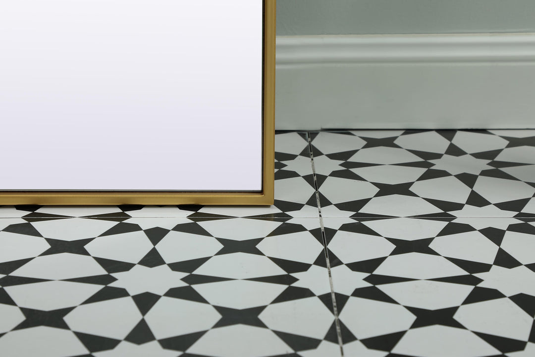 Metal Frame Arch Mirror by Elegant - view 47