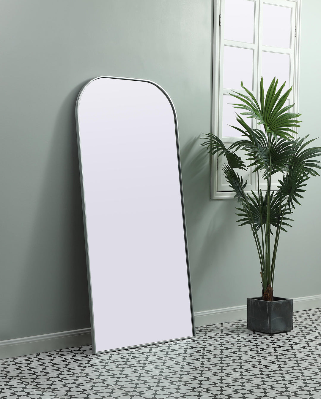 Metal Frame Arch Mirror by Elegant - view 51
