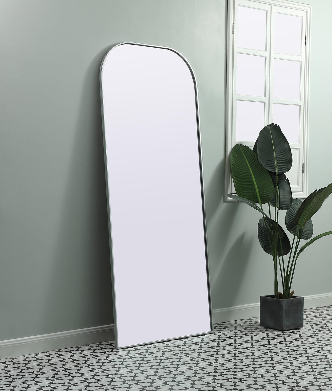 Metal Frame Arch Mirror by Elegant - view 69