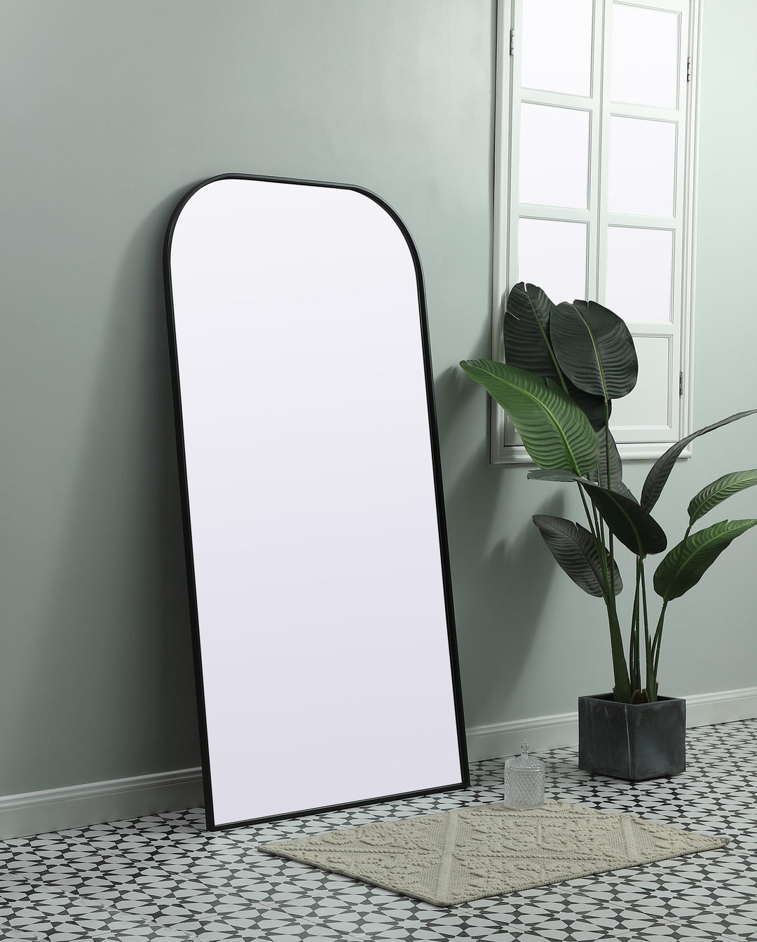 Metal Frame Arch Mirror by Elegant - view 75