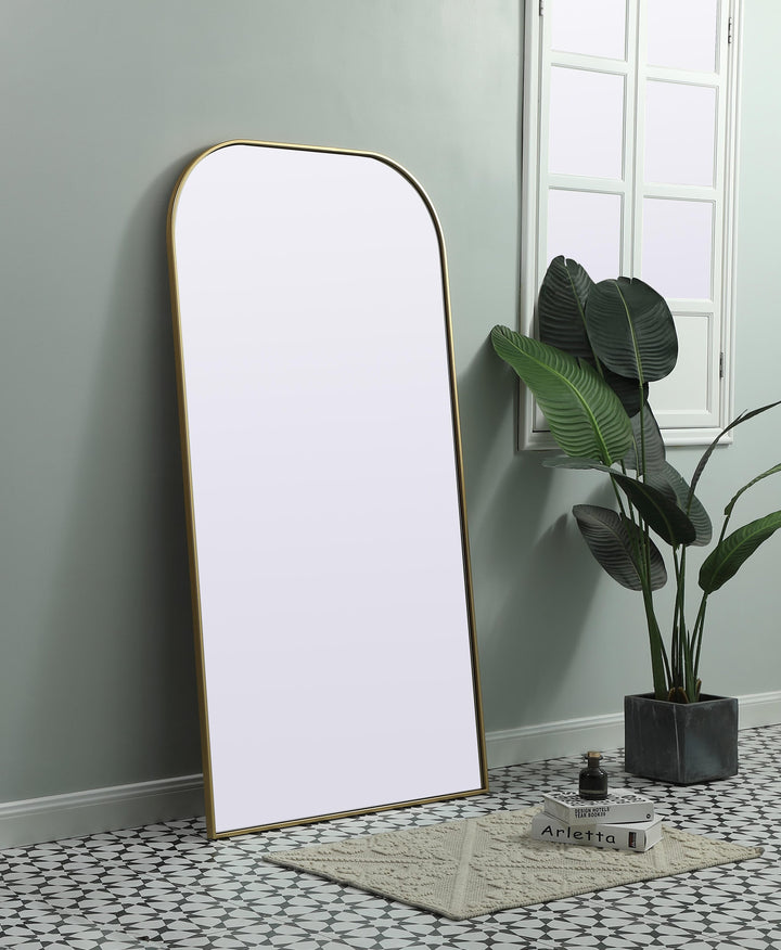 Metal Frame Arch Mirror by Elegant - view 81