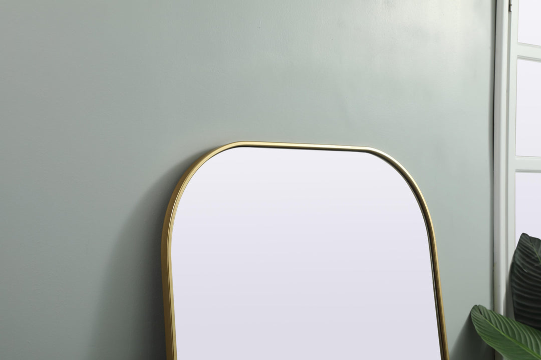 Metal Frame Arch Mirror by Elegant - view 84