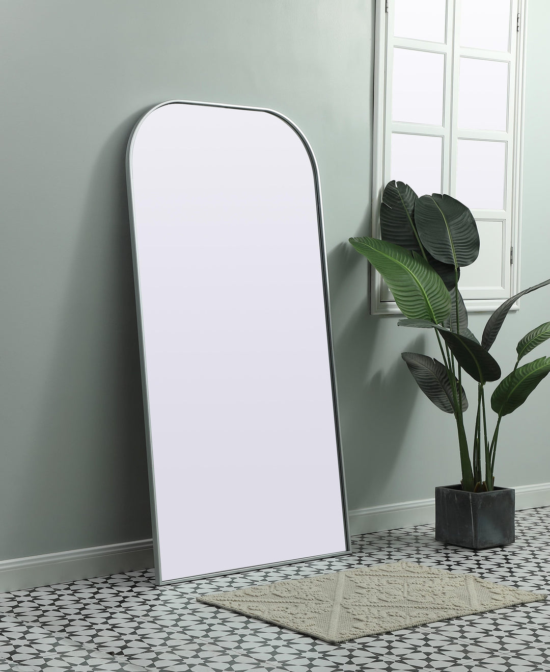 Metal Frame Arch Mirror by Elegant - view 87