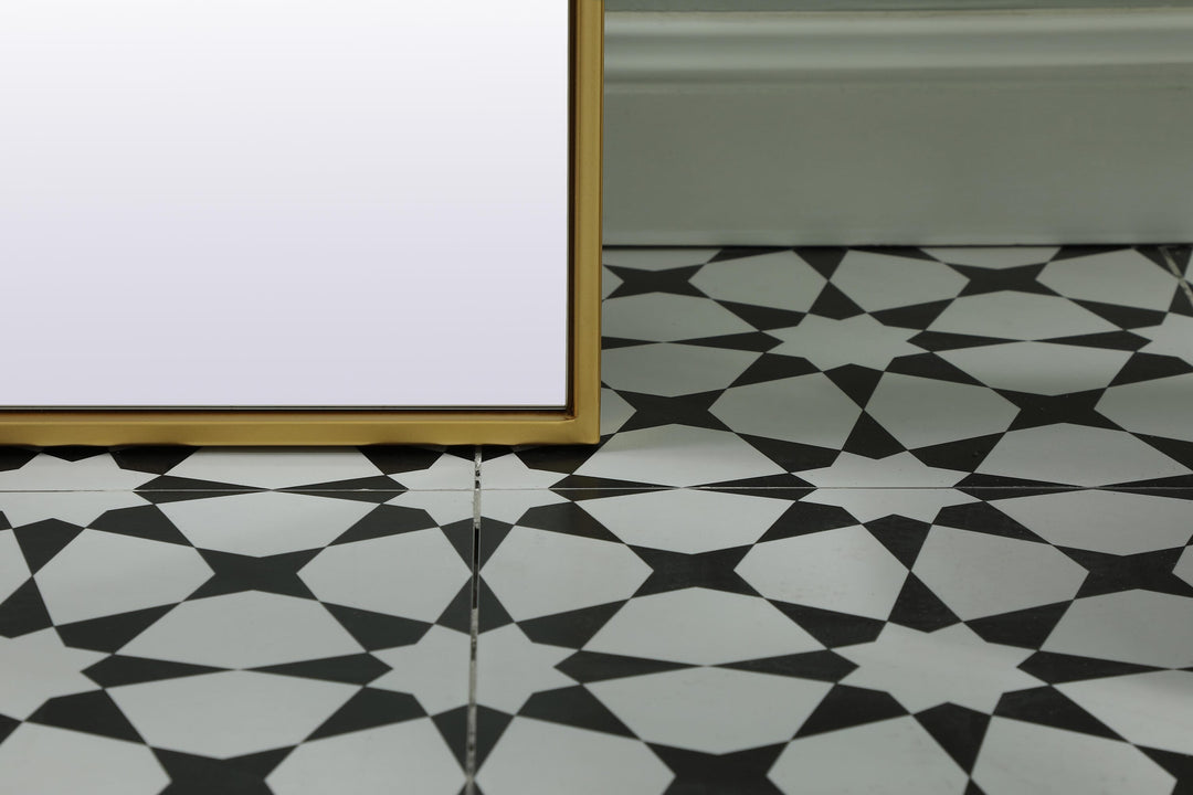 Metal Frame Arch Mirror by Elegant - view 100