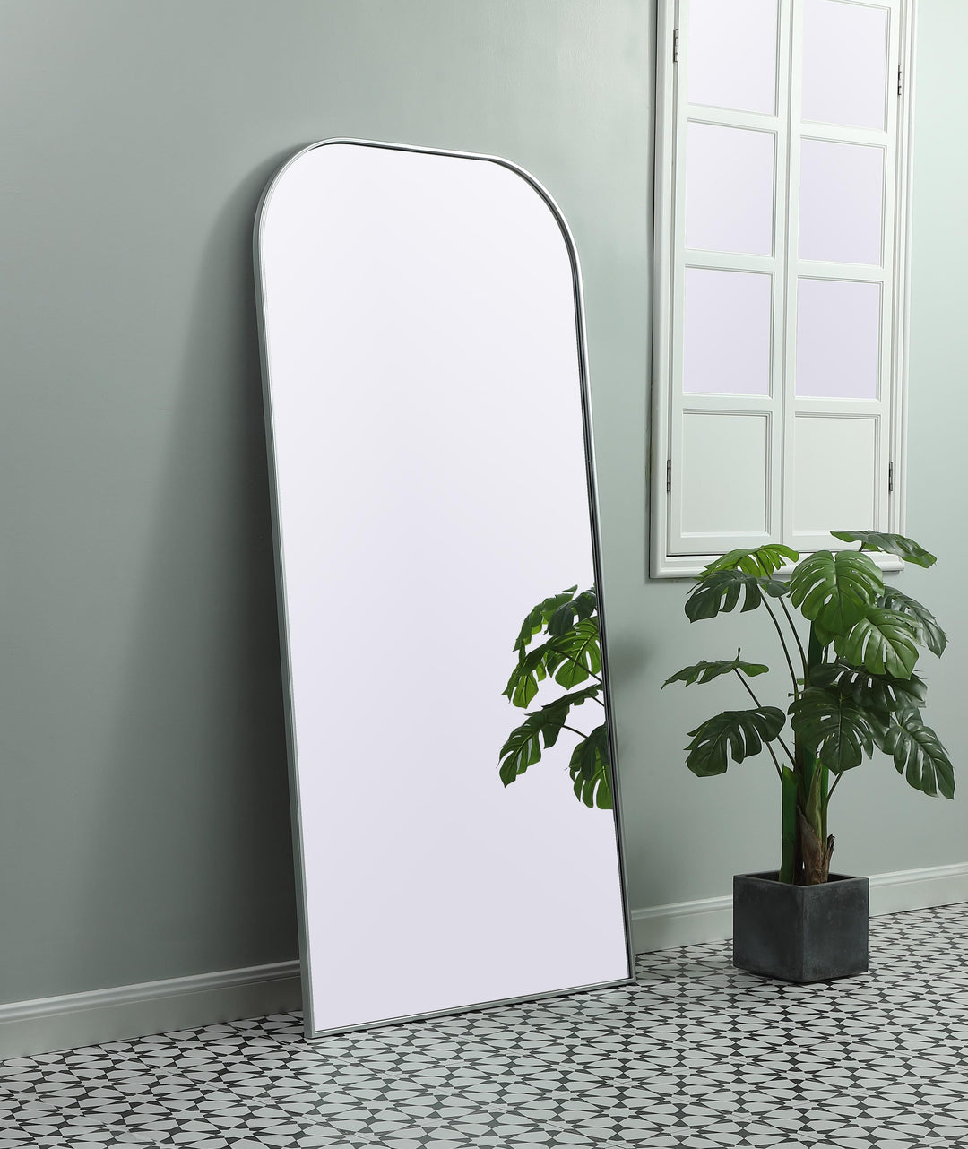 Metal Frame Arch Mirror by Elegant - view 105