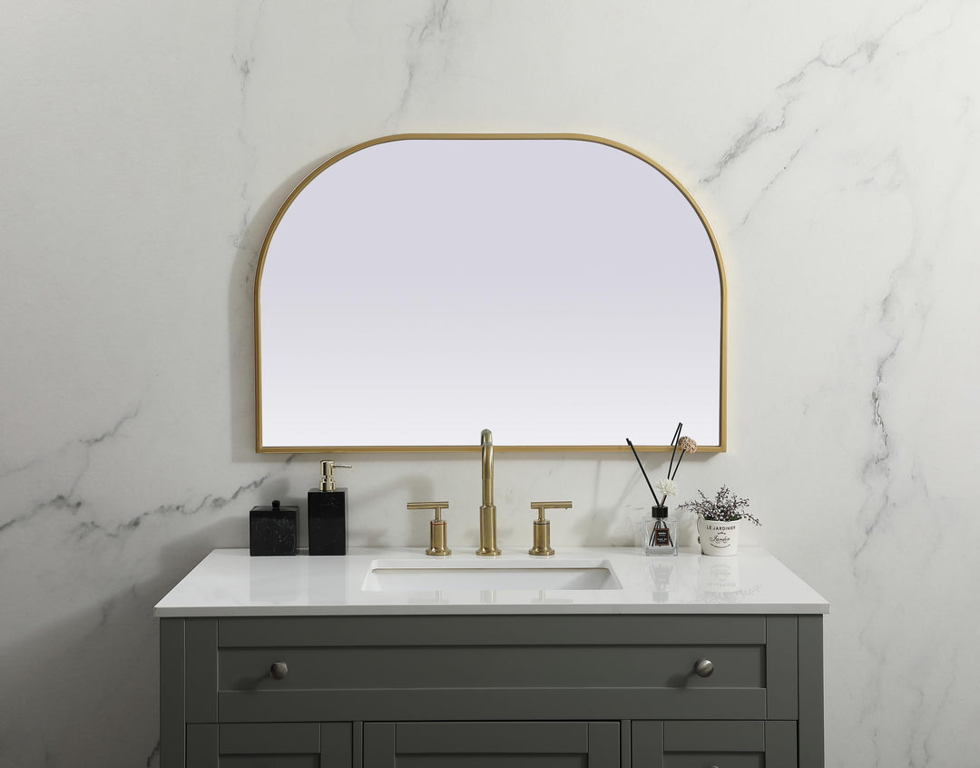 Metal Frame Arch Mirror by Elegant - view 116