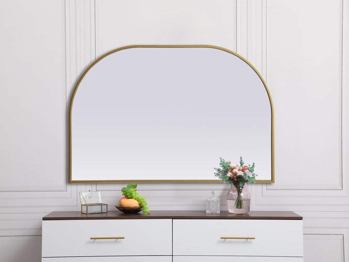 Metal Frame Arch Mirror by Elegant - view 118