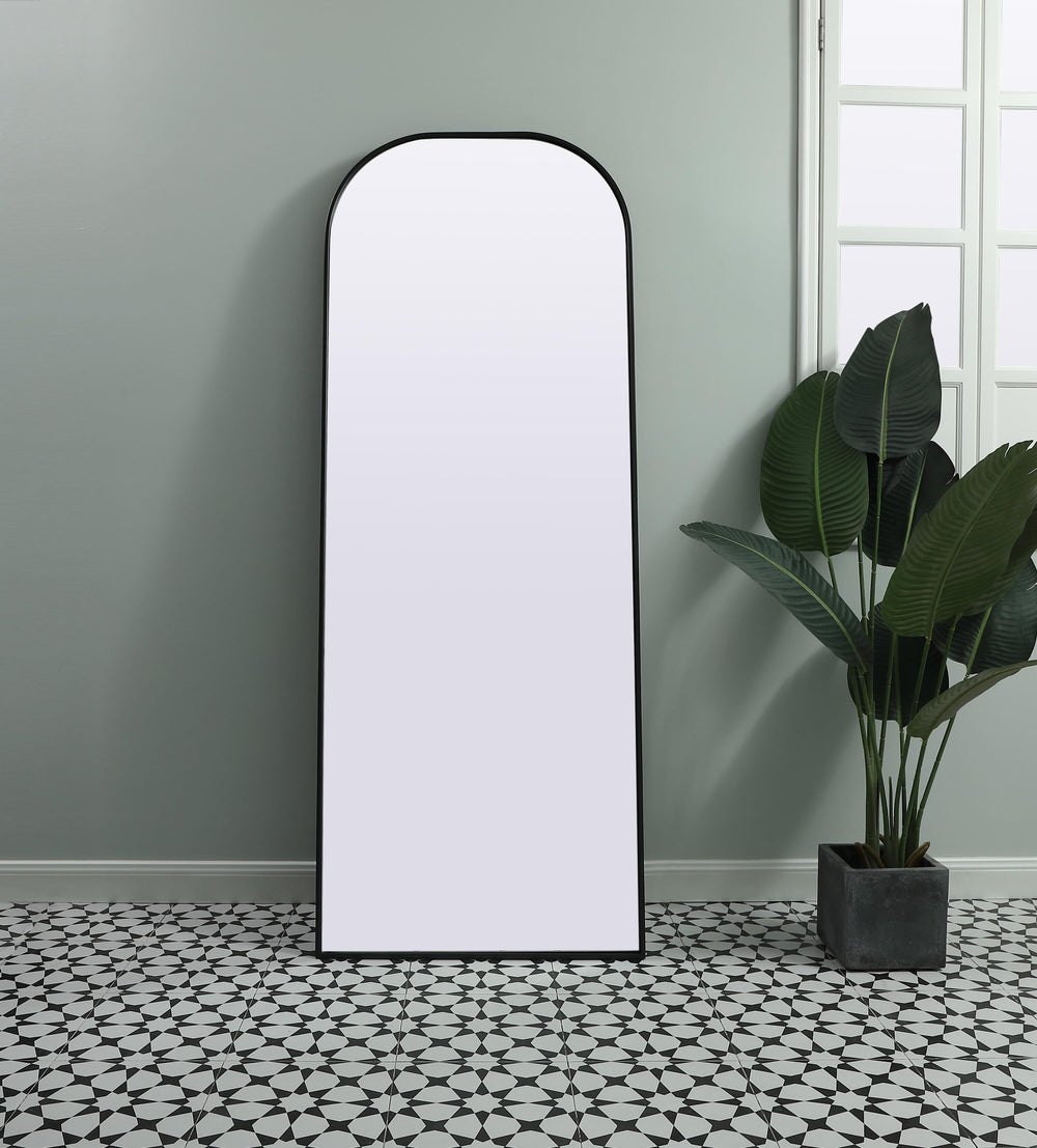 Metal Frame Arch Full Length Mirror by Elegant - view 2